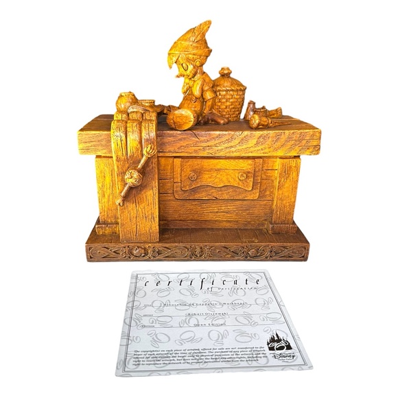 Disney Parks The Art of Disney Olszenski Pinocchio on Geppetto's Workbench - Picture 1 of 7